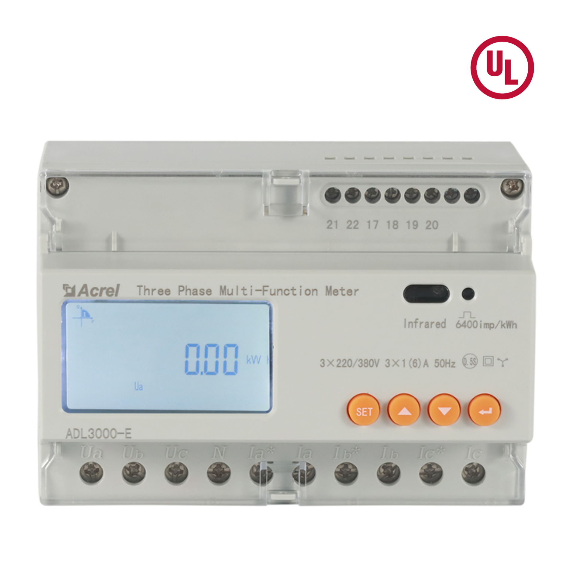 AC Tatlong phase multi function bi-directional energy meter na may UL sertipikado 