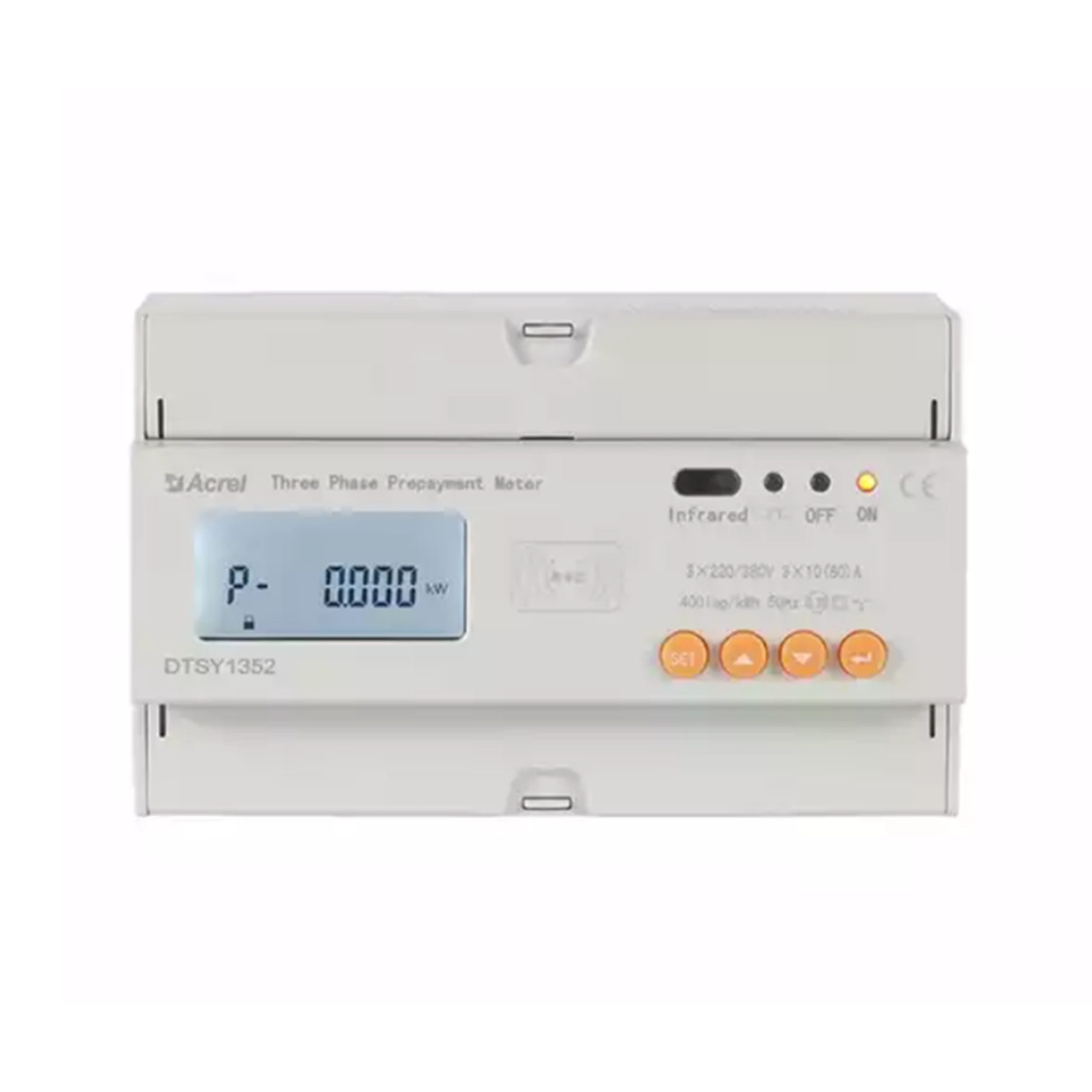 Wireless AC Tatlong Phase 80A Prepaid Meter para sa System ng Pagsingil