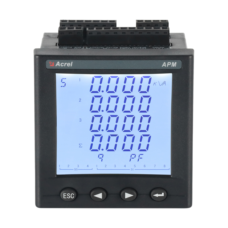 AC Tatlong Phase Programmable Panel Mounted Energy Meter